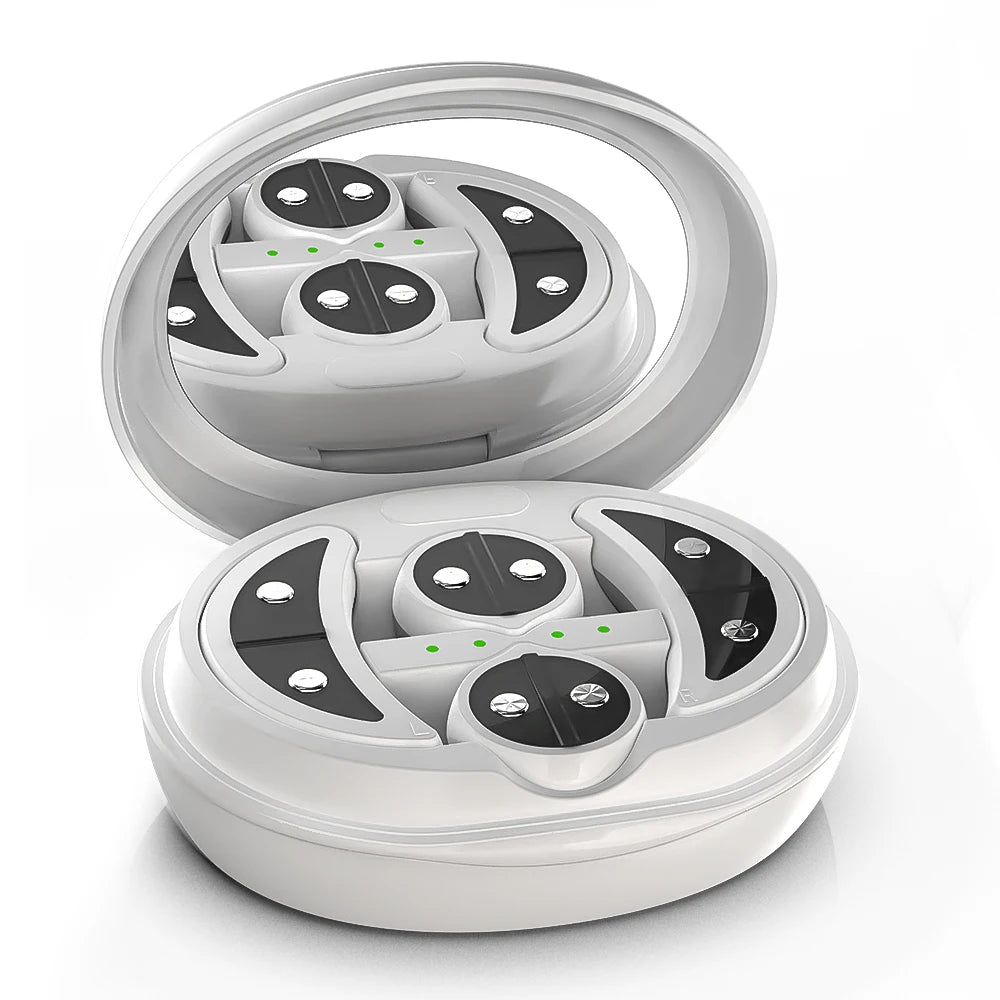 Advanced Eye Facial Massager with Vibration, 3 Levels of EMS, and Infrared Hot Compress for Dark Circle Relief and Eye Firming