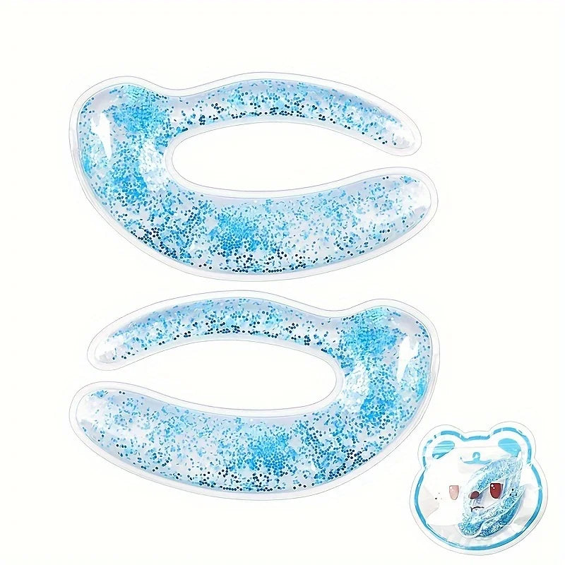 Cold Compress Gel Eye Patch for Dual Temperature Facial Care and Eyelid Treatment