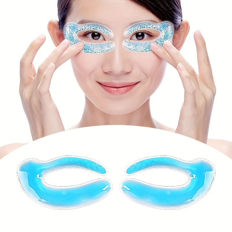Cold Compress Gel Eye Patch for Dual Temperature Facial Care and Eyelid Treatment