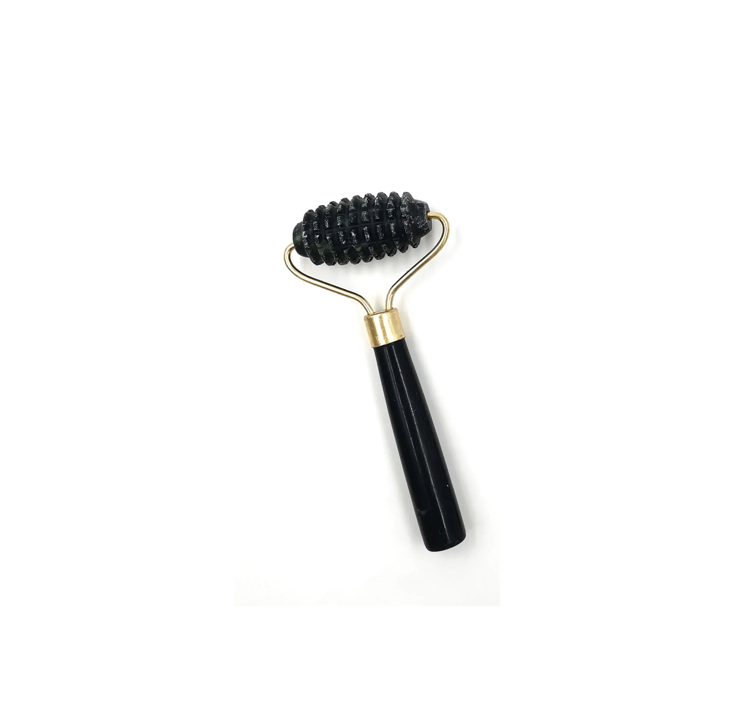 Obsidian Jade Roller Massager Gouache Scraper for Face Facial Skin Care Tools Natural Body Back Beauty Lifting Massagers Rollers