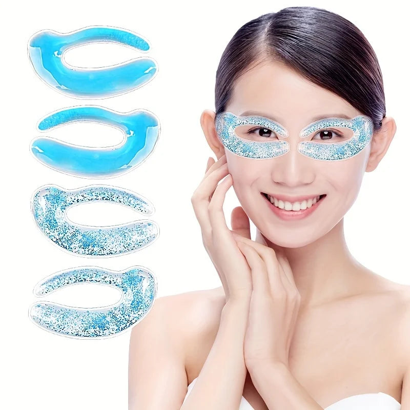 Cold Compress Gel Eye Patch for Dual Temperature Facial Care and Eyelid Treatment