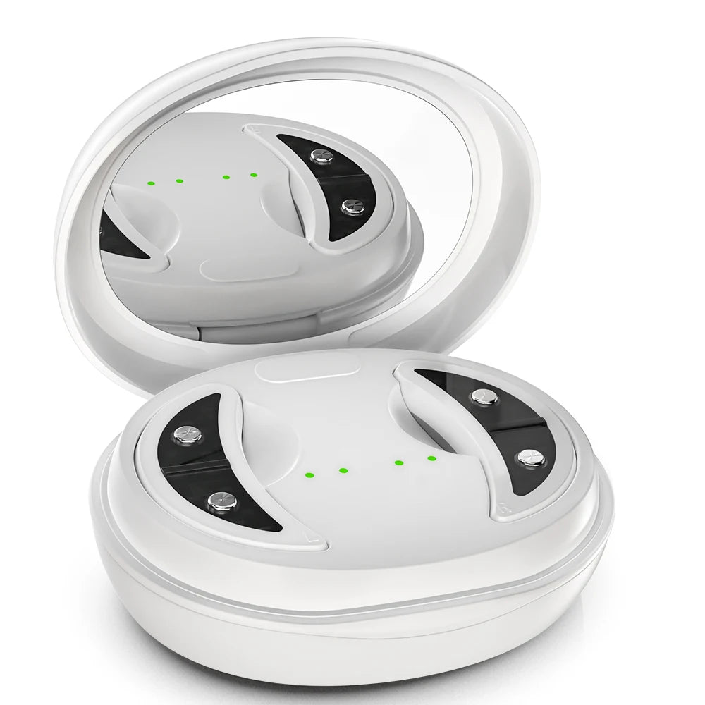 Advanced Eye Facial Massager with Vibration, 3 Levels of EMS, and Infrared Hot Compress for Dark Circle Relief and Eye Firming
