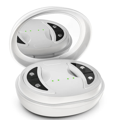 Advanced Eye Facial Massager with Vibration, 3 Levels of EMS, and Infrared Hot Compress for Dark Circle Relief and Eye Firming