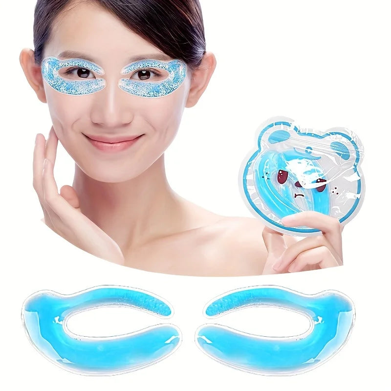 Cold Compress Gel Eye Patch for Dual Temperature Facial Care and Eyelid Treatment
