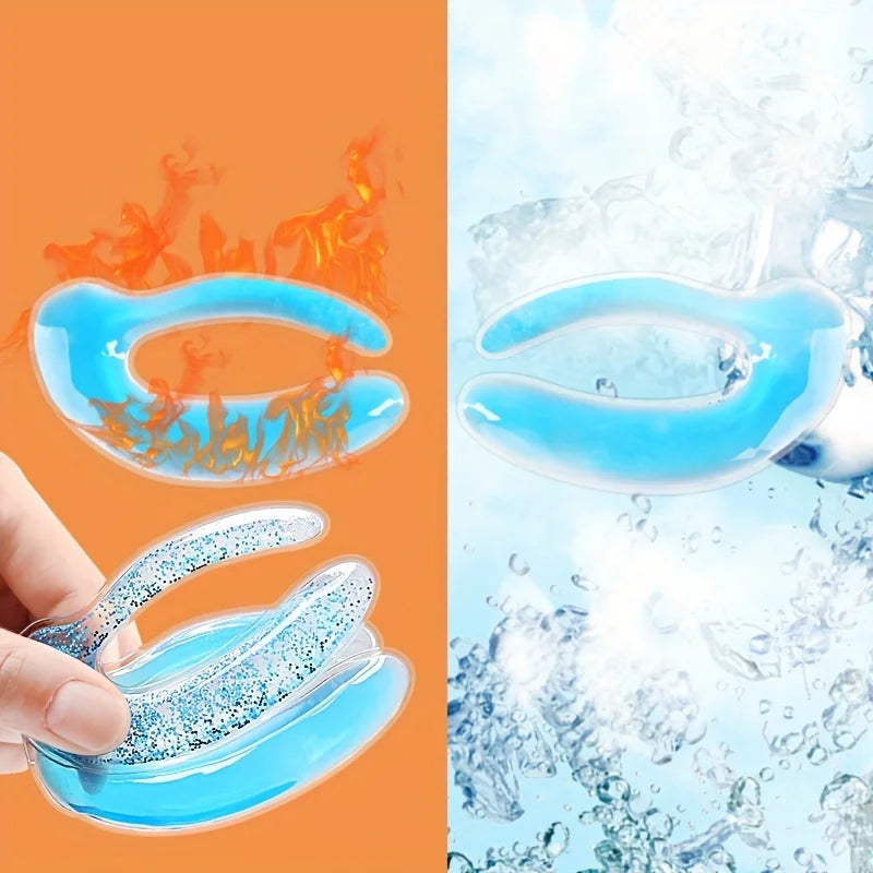 Cold Compress Gel Eye Patch for Dual Temperature Facial Care and Eyelid Treatment